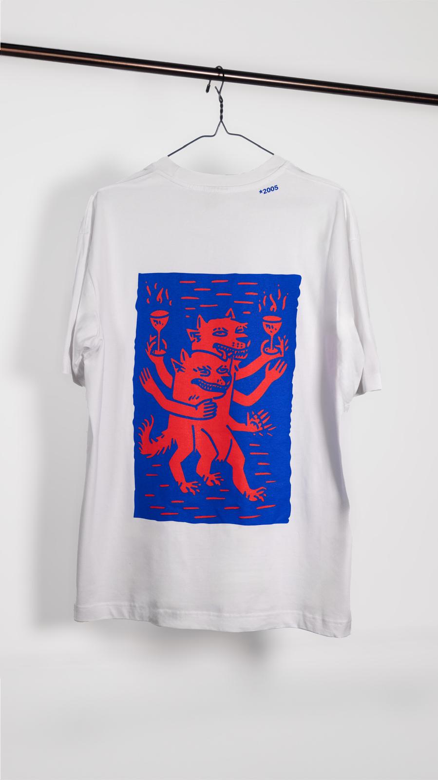Celebration One Shirt (red & blue)