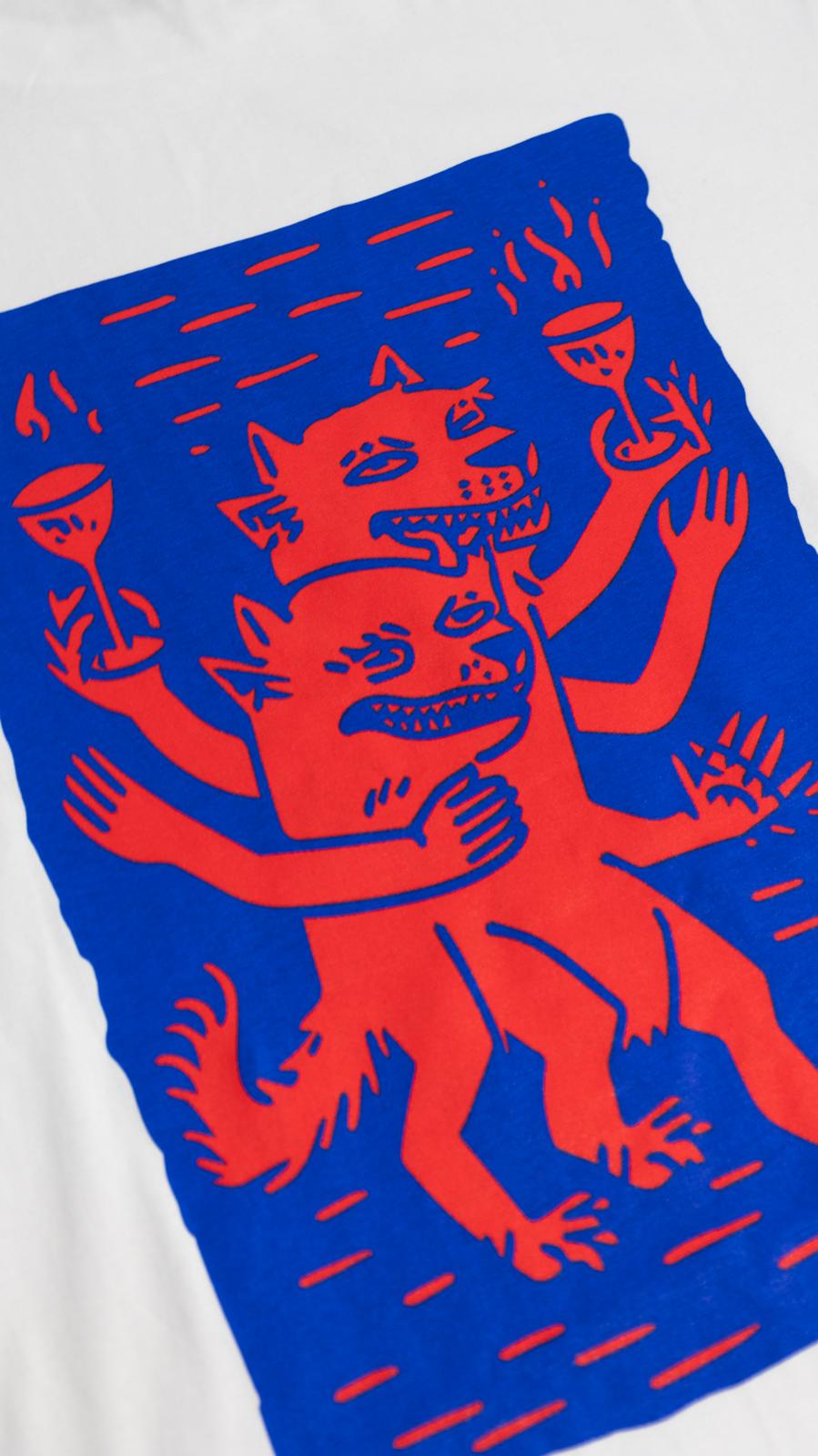 Celebration One Shirt (red & blue)