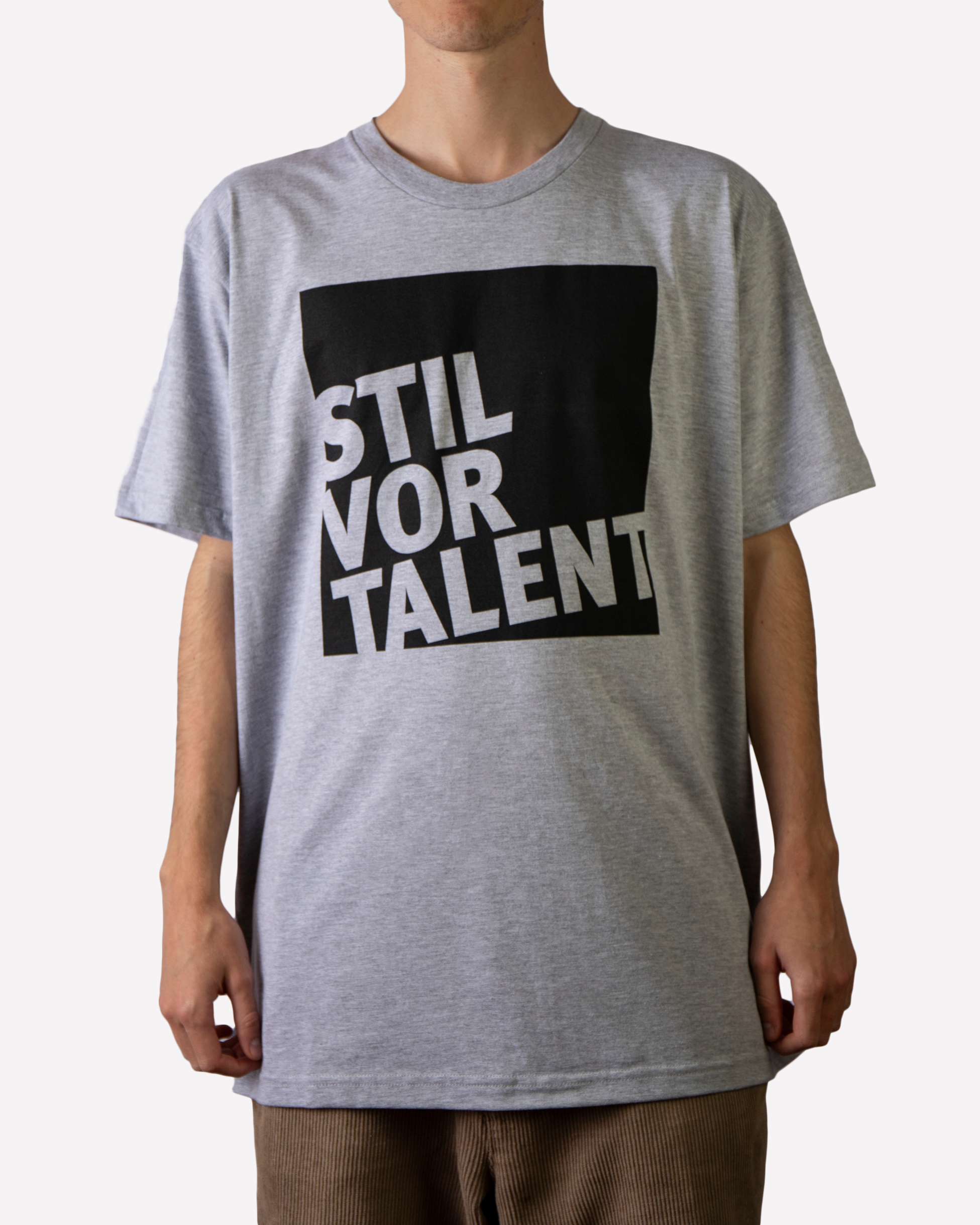 Stil vor Talent Black Logo T-Shirt Grey