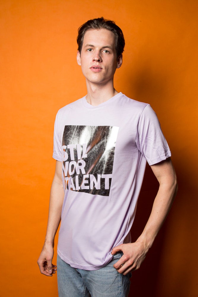 Stil vor Talent Silver Logo T-Shirt Violet